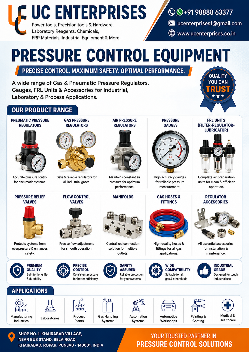 Pressure Management Solutions/Gas & Air Control Equipment