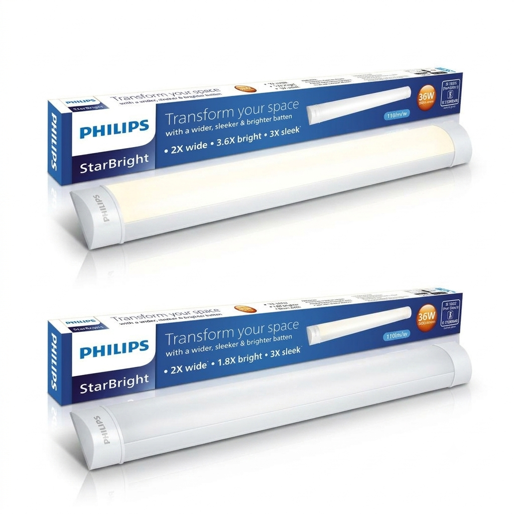 Philips Slimline Elite 36W LED Batten