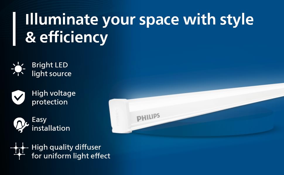 Philips Slimline Elite 36W LED Batten thumbnail 2