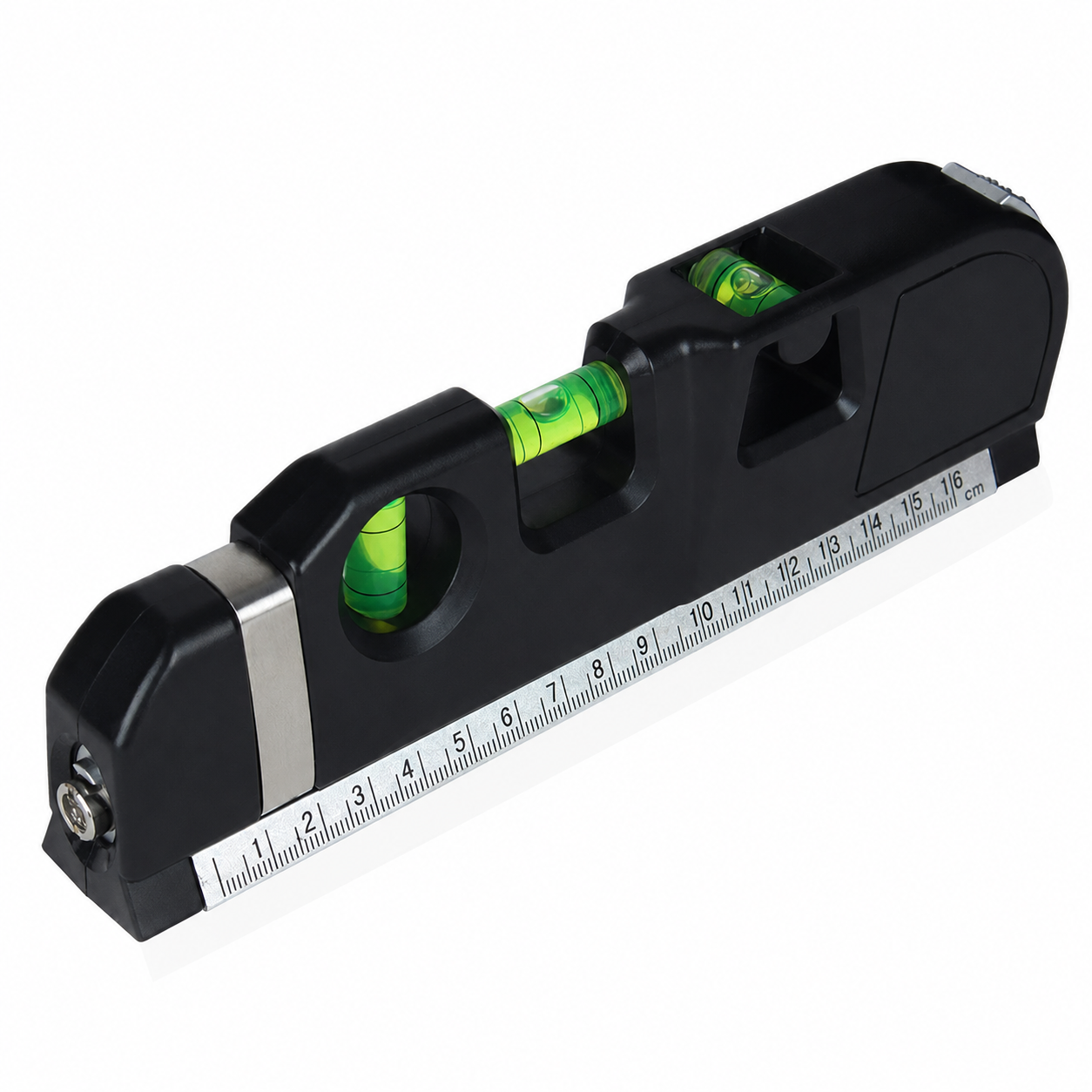 Spirit Level, Multipurpose Laser Measure Tool, Spirit Level Standard Metric Ruler Laser Measuring Tape 8ft/2.5M (1 Pack)