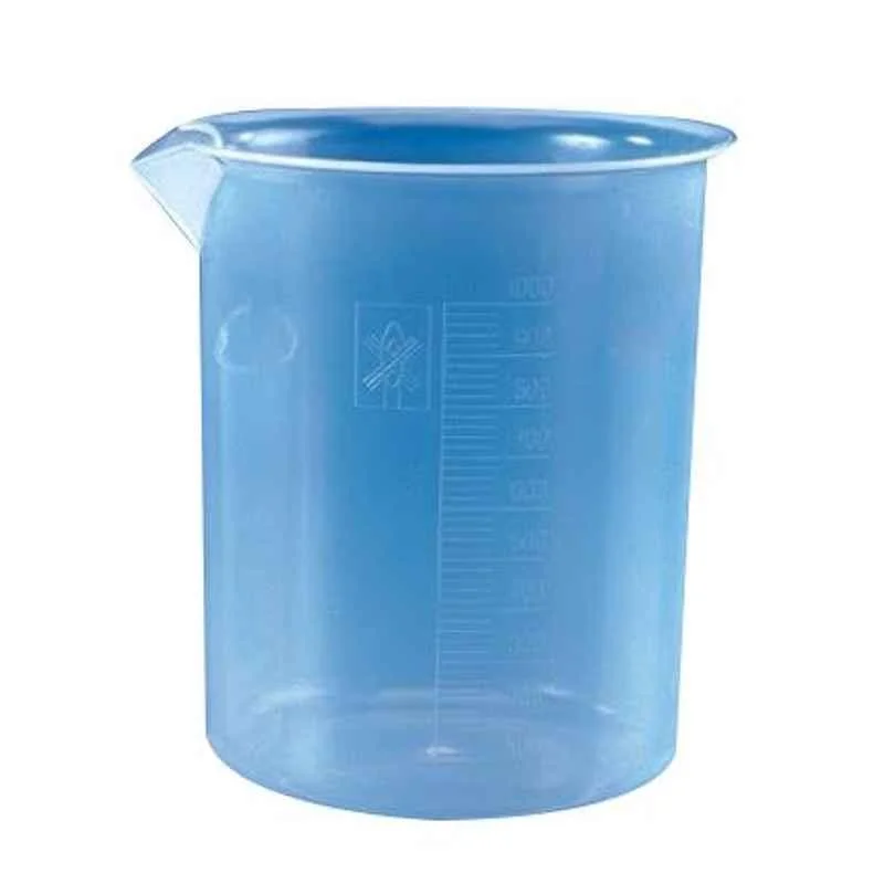 Polylab 1000ml Polypropylene Euro Design Beaker, 11115 (Pack of 6)