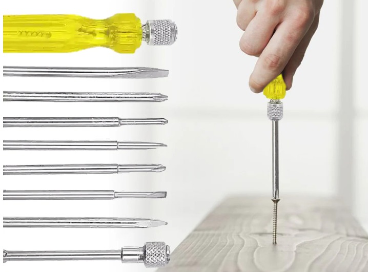 Screw Driver Kit – 8 Blade (1SET) thumbnail 4