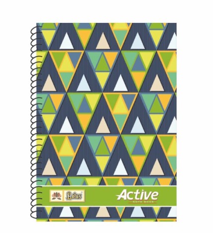 LOTUS STATIONERY Active Spiral Notebook  A4 Notebook Single line 396 Pages (White, Pack of 1) thumbnail 1