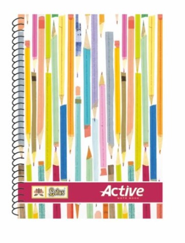 LOTUS STATIONERY Active Spiral Notebook  A4 Notebook Single line 396 Pages (White, Pack of 1) thumbnail 3