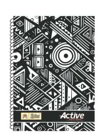 LOTUS STATIONERY Active Spiral Notebook  A4 Notebook Single line 396 Pages (White, Pack of 1) thumbnail 4