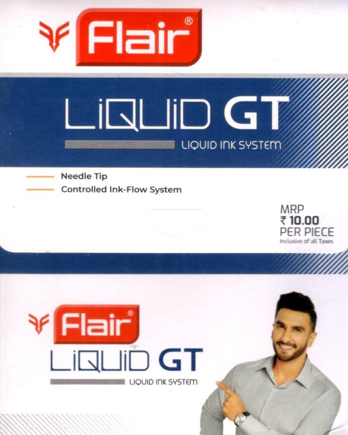 Flair | Liquid GT Liquid Lnk Pen | Ink Blue | Pack of 10 Pcs | thumbnail 1