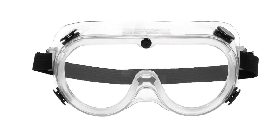 Udyogi UD 49 | EN Certified Spalsh protection goggles for paint, laboratory, chemical work | Transparent Lens | Anti-scratch | Adjustable headband | UV Protection | |Pack of 10 pcs thumbnail 2