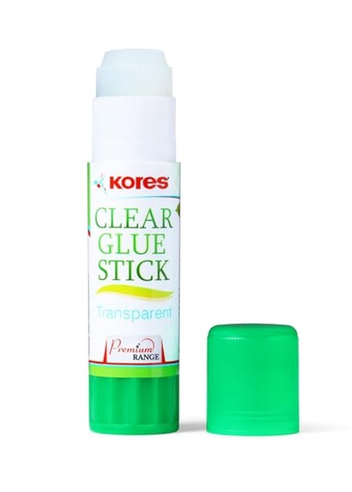 KORES Clear Glue Stick 25 gms (Pack of 12) thumbnail 3