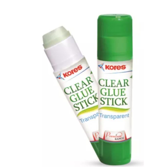 KORES Clear Glue Stick 25 gms (Pack of 12) thumbnail 4