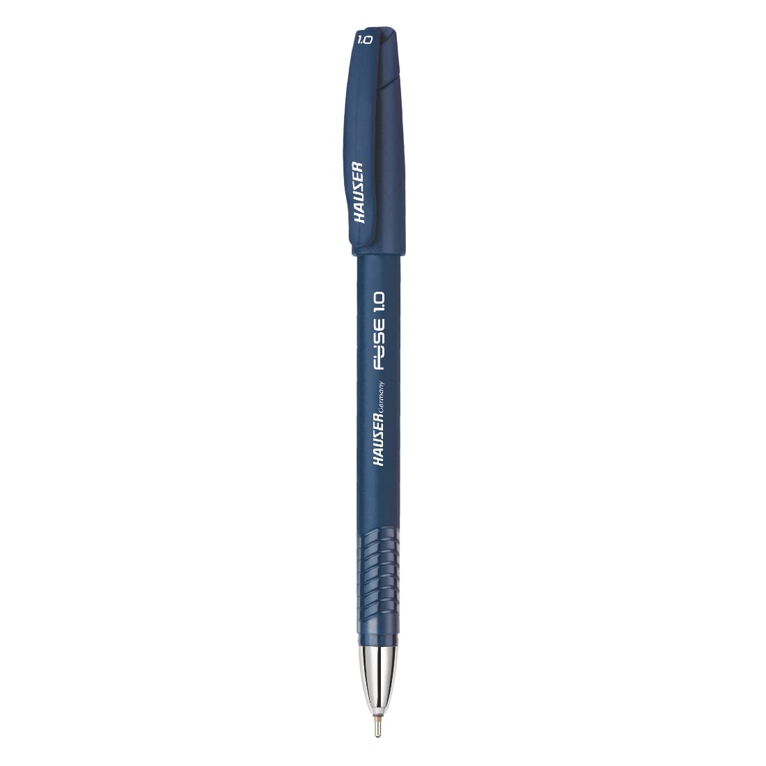 Hauser Fuse Ball Pen Wallet | Tip Size 1.0 mm | Bold Writing Ball Pen with Comfortable Grip | Smooth Ink Flow System for Smudge Free | Blue Ink, (Pack of 10) thumbnail 3
