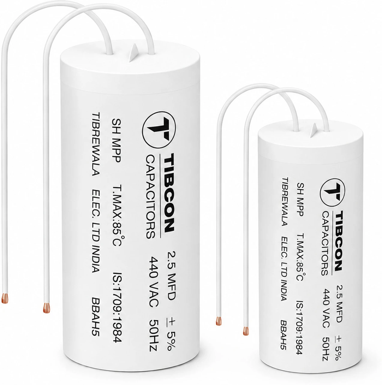 TIBCON CAPACITOR 2.5 MFD Power Capacitor (Pack of 2) thumbnail 2