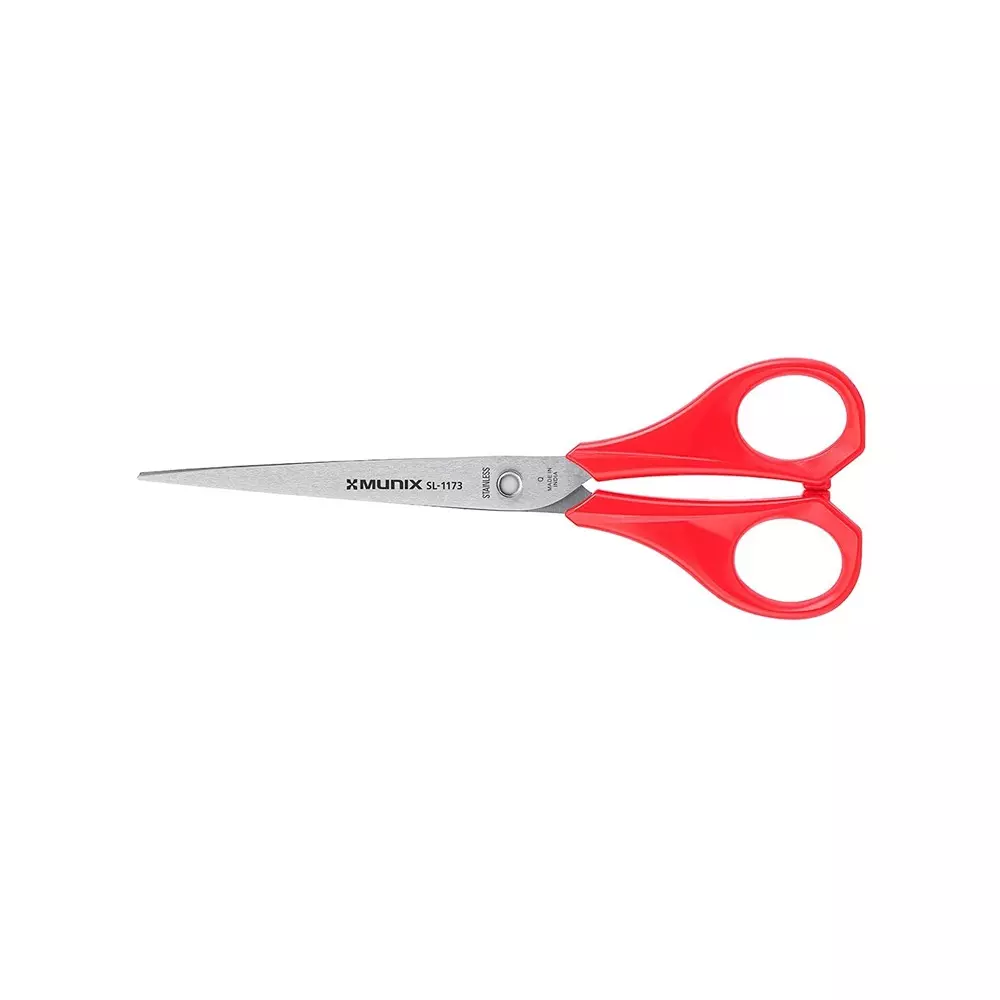 Munix M-Star Scissor Assorted Stainless Steel Pointed Tip for Cutting Paper & Ribbon (SL 1143 – 6 Pcs, SL 1145 – 2 Pcs, SL 1150 – 3 Pcs, SL 1158 – 2 Pcs, SL 1160 – 3 Pcs, SL 1173 – 2 Pcs, SL 1183 – 2 Pcs,  SL 1140 – 3 Pcs, , GL 2185 – 2 Pcs ) PACK OF 25 thumbnail 9